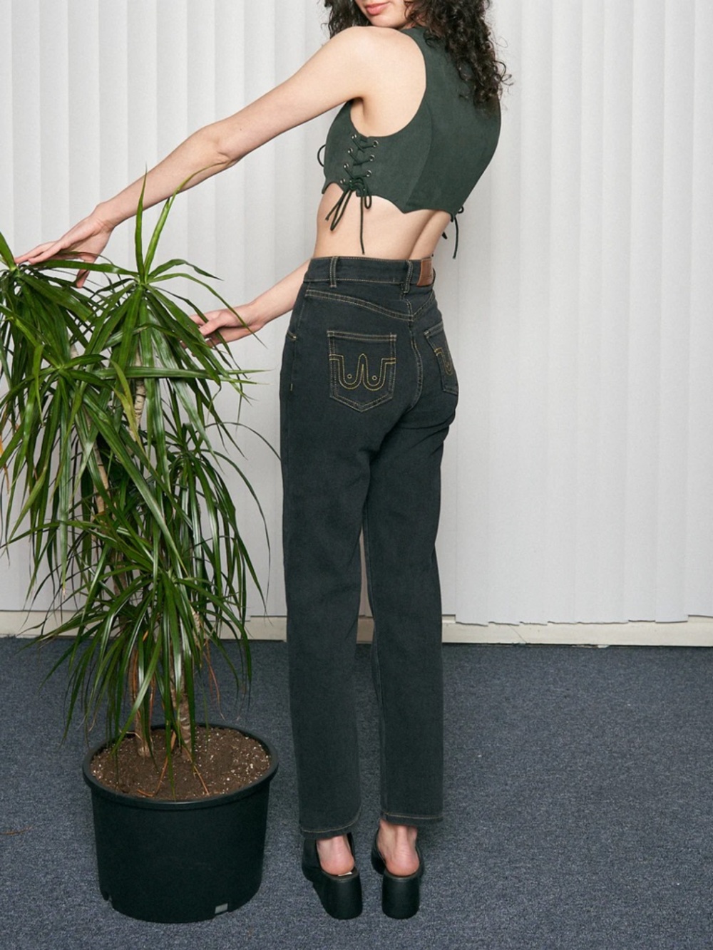 Fashion Brand Company black Nap jeans, size 1X